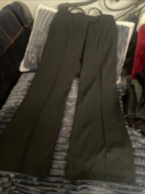 bebe Black Wide-Leg Trousers